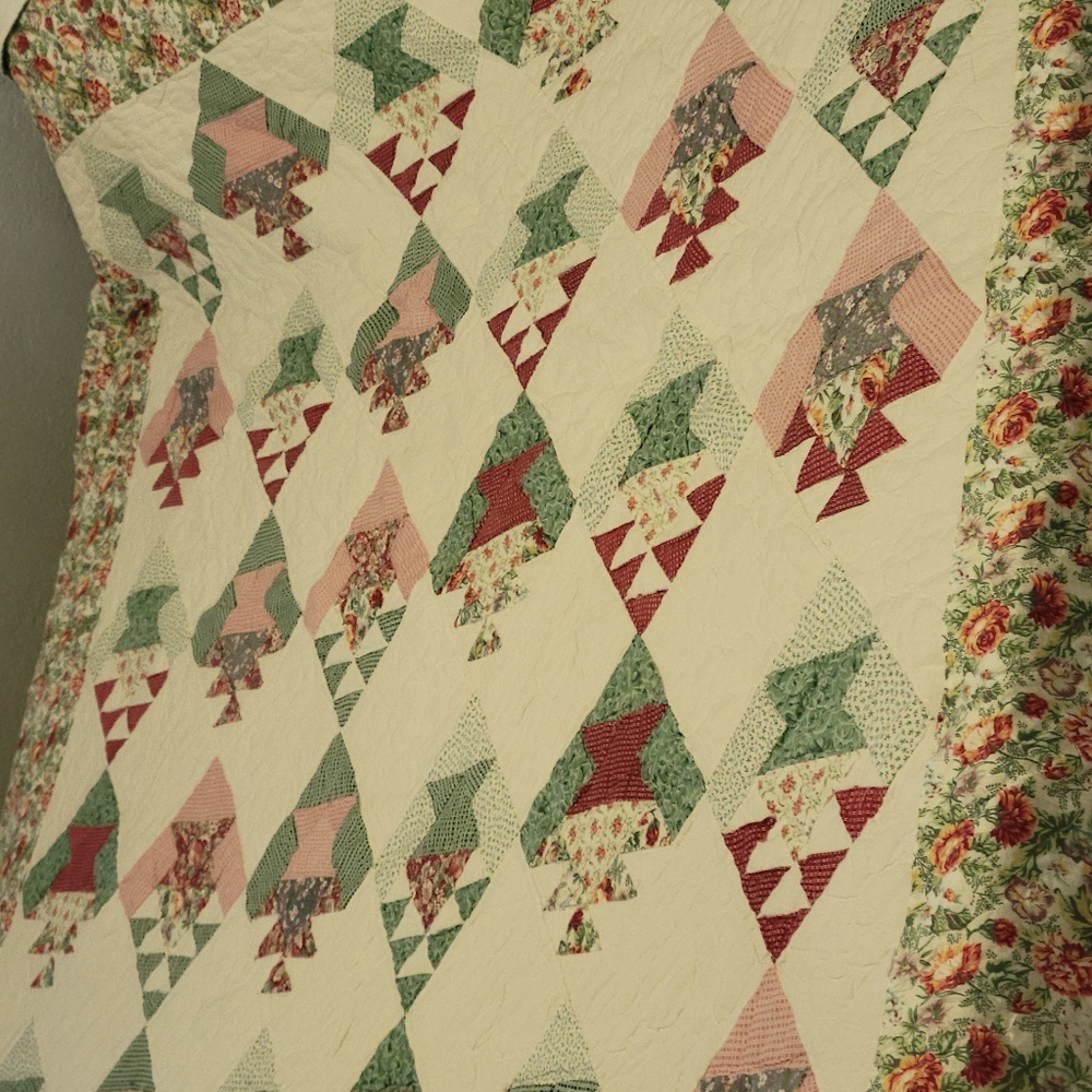 Handmade king size quilt